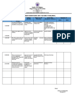 Department of Education: Performance Monitoring and Coaching Form (PMCF)