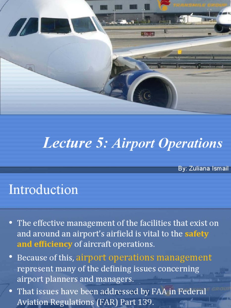 Lecture 5Airport Operations