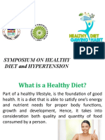 Symposium On Healthy Diet and Hypertension