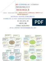 Biologia II - Mapa Mental Reino Fungi, Animalia, Virus y La Biodiversidad - Ajgs - 501