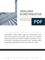 Analisis Komunikator Politk