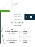 Say Cheese Business Plan Final Report