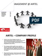 Airtel Sales Management Structure