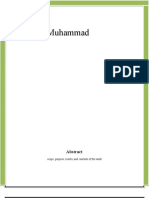 Prophet Muhammad Final Report - 2