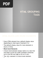 HTML Grouping-1