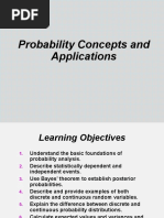 Probability Concepts and Applications