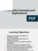 Probability Concepts and Applications