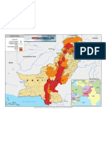 Pakistan Flood Severity by District - High Quality - 8-26-2010