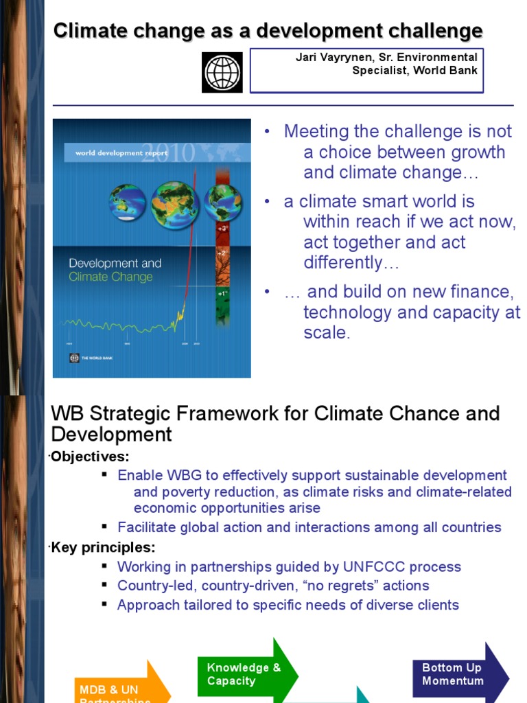 Climate Change and Development Strategies | PDF | Kyoto Protocol ...