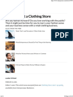 Clothing Store Business Idea - Entrepreneur