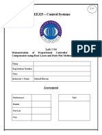 EEE325 Lab 04 Root Locus and Lead/Lag Compensator Design in MATLAB