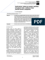 The Effect of Stock Prices, Return On Assets, and Firm Size On Dividend Payout Ratio: Evidence From Indonesian Financial Service Companies