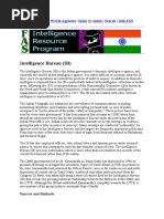 Intelligence Bureau (IB) : FAS Intelligence World Agencies India Index Search Join FAS