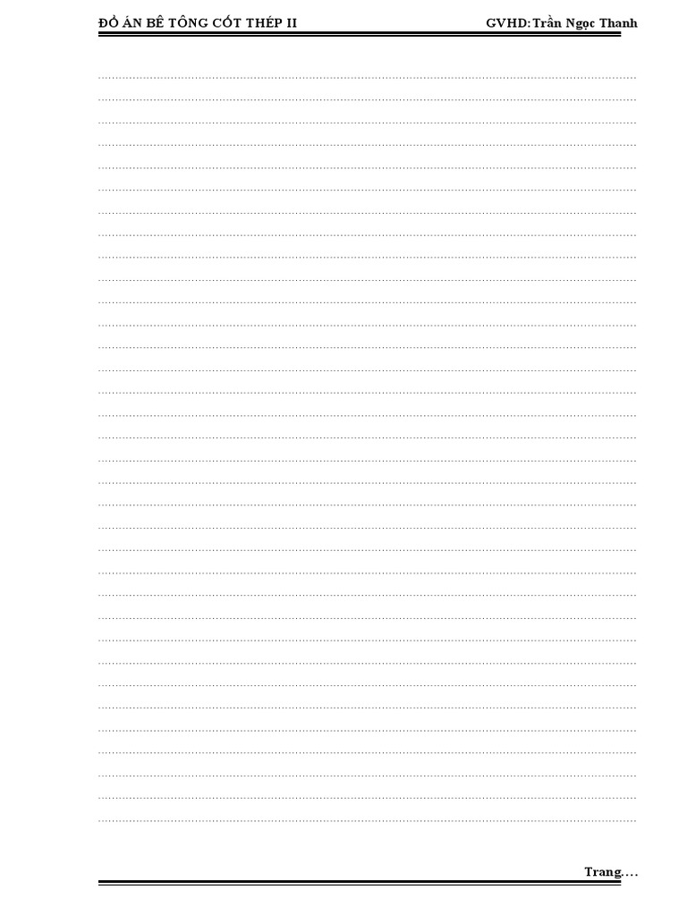 mẫu giấy A4 làm đồ án | PDF