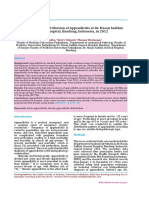 Histopathologic Distribution of Appendicitis at Dr. Hasan Sadikin