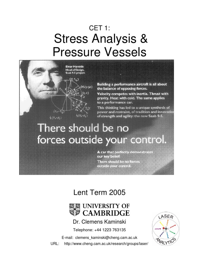 Pressure Vessel Stress Analysis Guide | PDF | Young's Modulus | Buckling