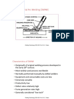 Shielded Metal Arc Welding (SMAW) : Welding Technology 2020-2021 Prof. Dr. E. Taban