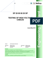 Testing of High Voltage Cables