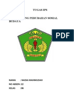 Tugas Ips Kliping Perubahan Sosial Budaya