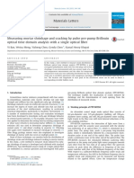 1-Measuring Mortar Shrinkage and Cracking by Pulse Pre-Pump Brillouin Optical Time Domain Analysis With A Single Optical Fiber