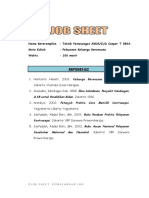 Job Sheet Pemasangan