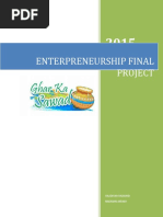 Enterpreneurship Final Project: Haadiyah Mujahid Nauman Akram