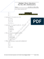 MCQs of Groups-1