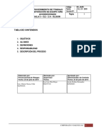 Procedimiento Reparación AA - DATA CENTER 2019