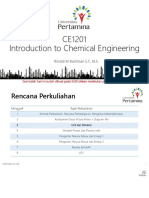 CE1201 Introduction to Chemical Engineering