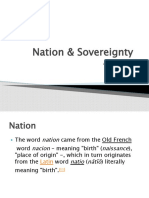 Nation & Sovereignty