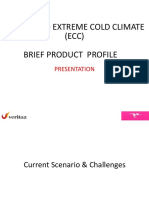 Specialised Extreme Cold Climate (ECC) Brief Product Profile