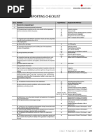 Integrated Reporting Checklist