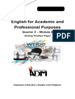 QEAPP Q2 - Module 4 Writing A Position Paper - V4