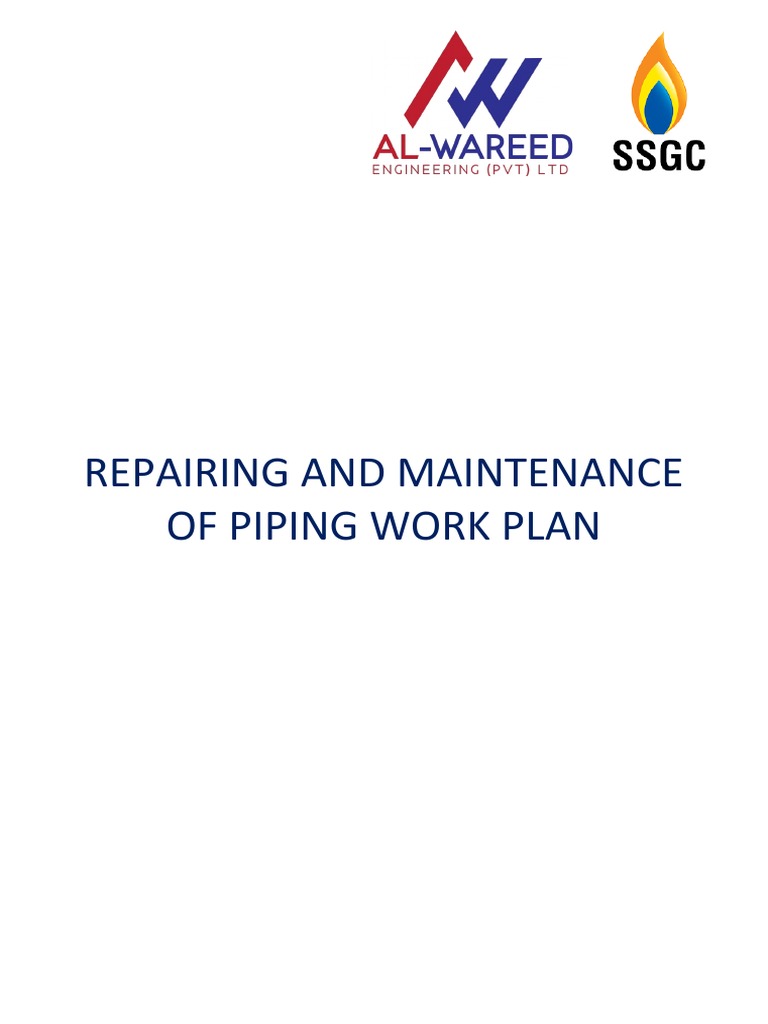 Pipeline Repair and Maintenance Plan | PDF | Pipe (Fluid Conveyance ...