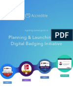 Getting Started Guide to Planning & Launching Your Digital Badging Initiative