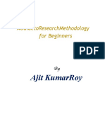 Ajit Kumarroy: Aguidetoresearchmethodology For Beginners