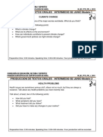 Producción de Textos Orales Intermedio B2 Junio Modelo 1: Climate Change