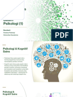 3 - Kognitif Sains & Topik-topik  dalam Psikologi