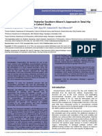 Lateral Hardinge's Versus Posterior Southern Moore's Approach in Total Hip Arthroplasty-A Prospective Cohort Study