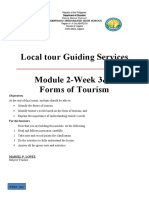 Week 3&4 - Local Tour Guiding LM