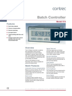 Batch Controller Batch Controller: Features