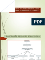 Movimiento Rectilíneo Uniforme, Caída Libre, Plano Inclinado y Tiro Parabólico (MRU, CL, PI, TP