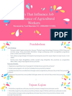 Yusti Mauriska Choirunnisa - 206040601111003 - Journal Presentation-Factors That Influence Job Performance of Agricultural Workers