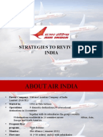 Strategies To Revive Air India