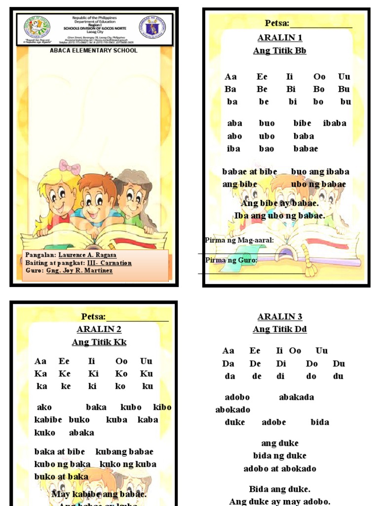 Filipino Remedial Level 2 Pdf