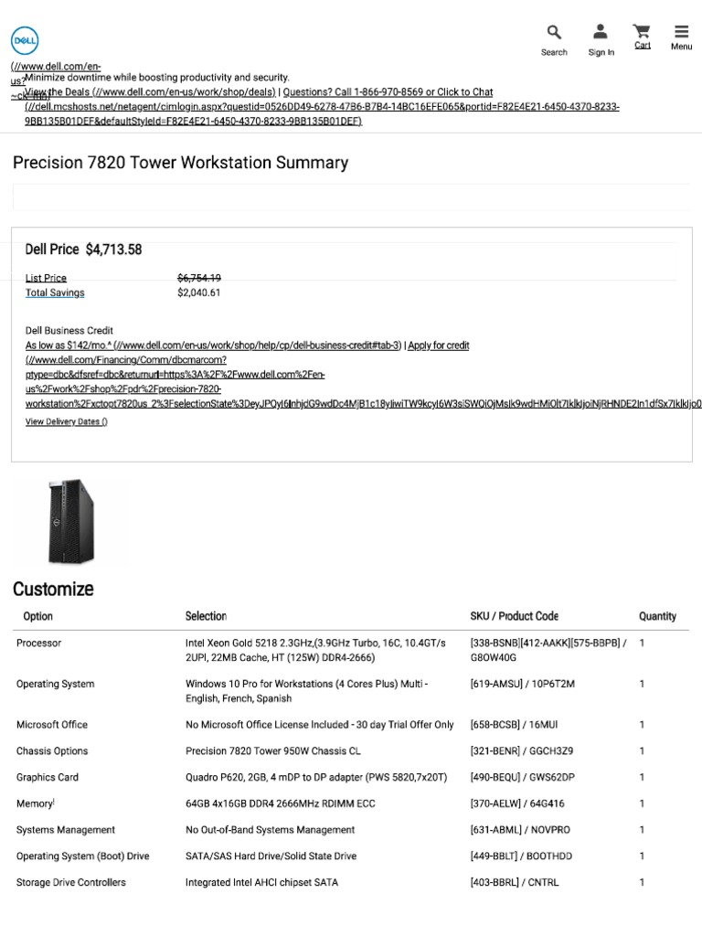 Precision 7820 Tower Workstation PDF