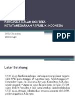 Pancasila Dalam Konteks Ketatanegaraan Republik Indonesia: Selli Oktaviani