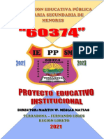 PROYECTO EDUCATIVO INSTITUCIONAL 2021-2023 IEPPSM N° 60374