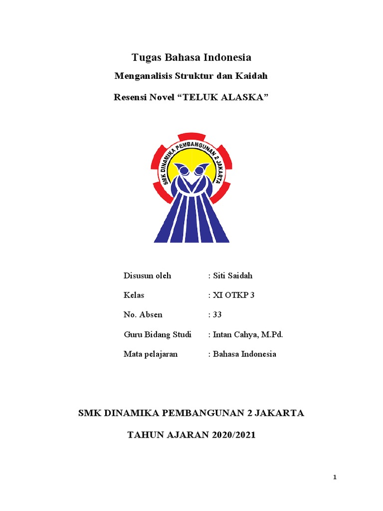 Kekurangan Novel Teluk Alaska