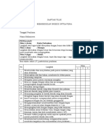 Daftar Tilik Iv